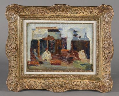 null Louis LALLEMAND (1891-1959)

The souk, Morocco

Oil on panel.

Signed and located...