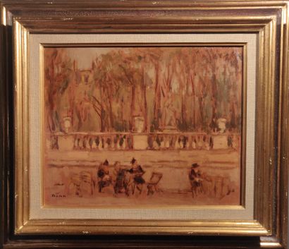 null BENN (1905-1989)

The Luxembourg garden

Oil on canvas. 

Signed lower left....