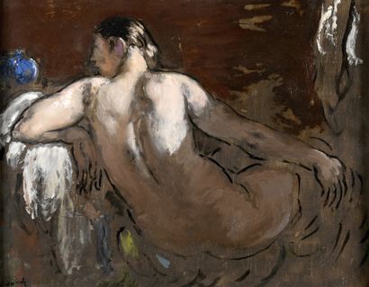 Michel SIMONIDY (1870-1933) 
Nude lying down...
