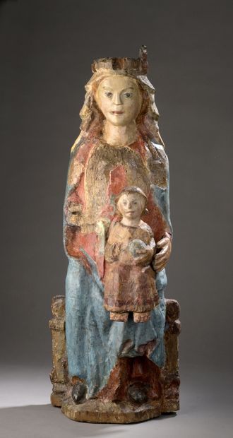 École CATALANE du XVe siècle 

Vierge à l’Enfant...