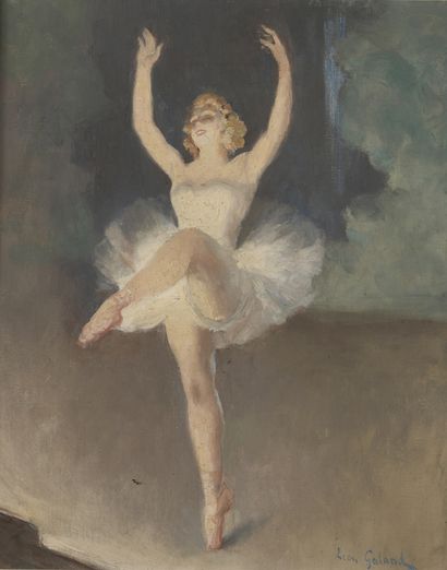 Léon GALAND (1872-1960) 
Dancer 
Oil on canvas....
