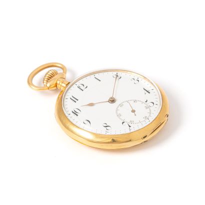 null Leroy & Son

Pocket watch in 18K yellow gold.

Slight shocks and scratches.

Original...