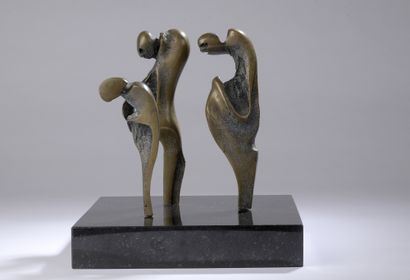 null Theodore Roszak (1907-1981) 

Family, 1979

Bronze print

Monogrammed and dated...