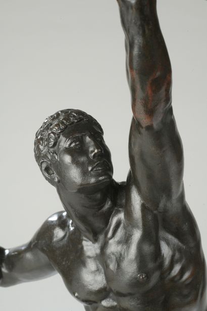 null Léon-Ernest Drivier (1878- 1951) 

The archer

Bronze with a shaded brown patina

Signed...