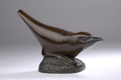null François Galoyer (1944) 

Nuthatch

Bronze proof with dark brown patina

Cast...