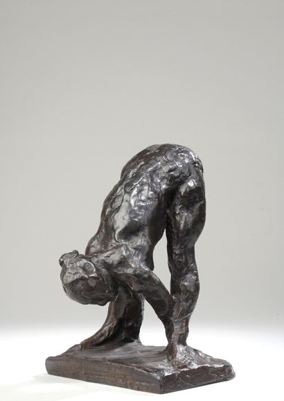 null Charles Auffret (1929-2001) 

Gymnastics, 1969

Bronze proof, n°6/12

Lost wax...