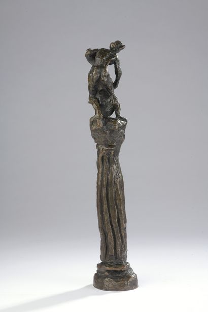 null Émile Antoine Bourdelle (1861-1929)

The cellist on the column or Music

Bronze...