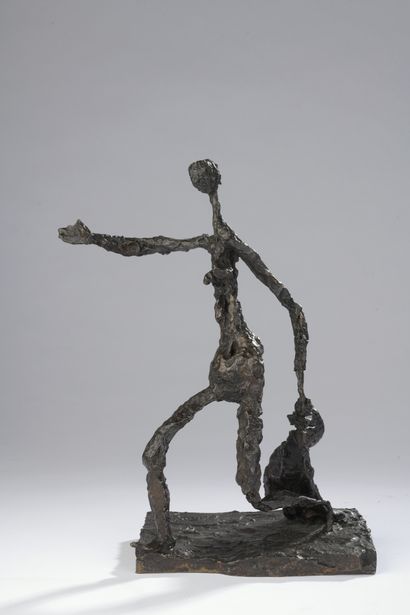 Robert Couturier (1905-2008) 
Woman 
Bronze...