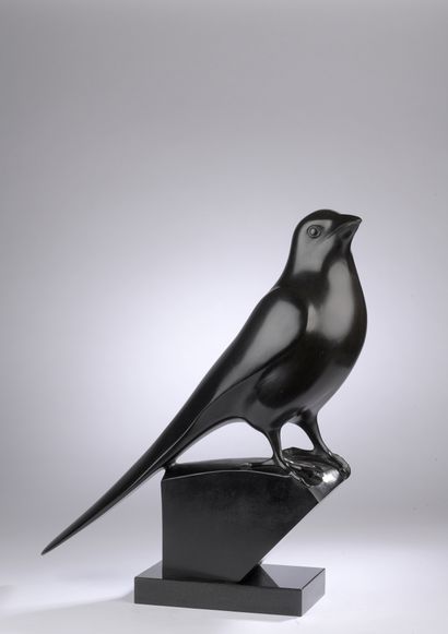  François Galoyer (1944) 
Magpie 
Bronze proof with black patina 
Cast with lost...