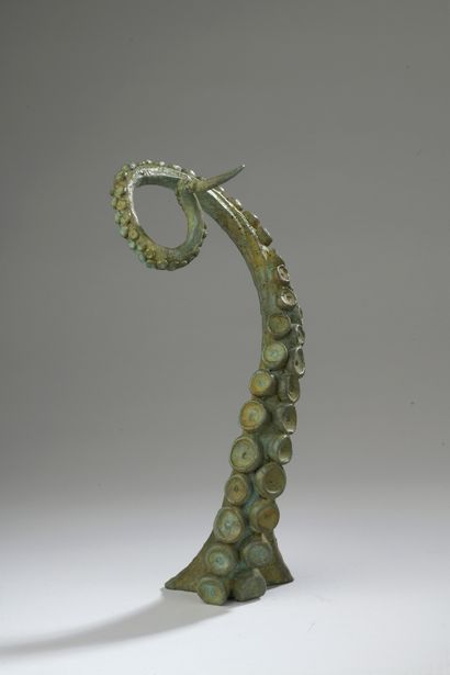 null Quentin Garel (born in 1975)

Tentacle

Bronze with green patina Signed " Q....