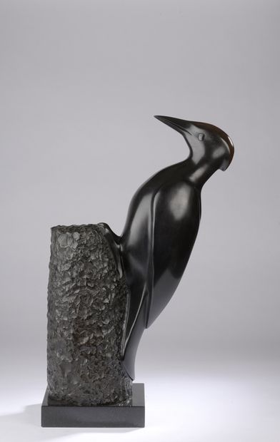 François Galoyer (1944) 
Black woodpecker...