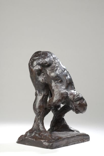  Charles Auffret (1929-2001) 
Gymnastics, 1969 
Bronze proof, n°6/12 
Lost wax casting...