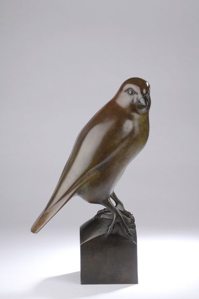 null François Galoyer (1944)	

Faucon crécerelle

Épreuve en bronze à patine brun-rouge...