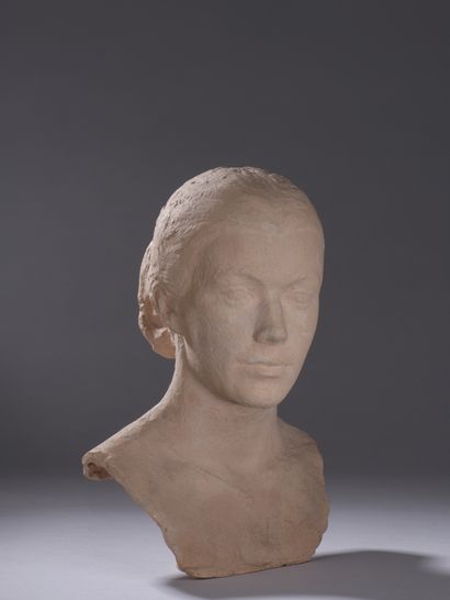 Marcel Damboise (1903-1992) 
Bust of Eva,...