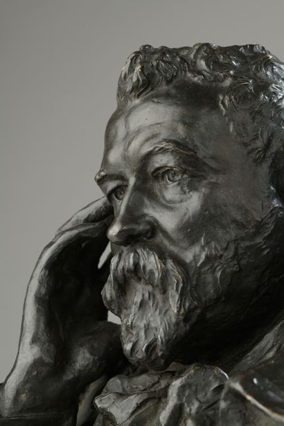null Paul Paulin (1852-1937) 

Albert Lebourg (1849-1928)

Small life bust in bronze...