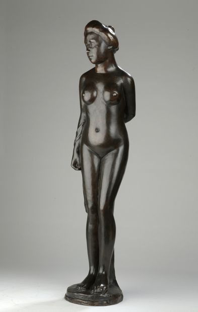 null Aristide Maillol (1861-1944)

Standing bather

Model created in 1900

Bronze...