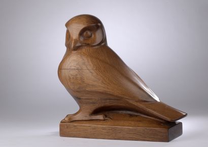 null François Galoyer (1944) 

Aegothele

Sculpture in Indian rosewood

Signed :...