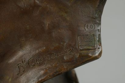 null Jean-Baptiste Carpeaux (1827-1875) 

Bacchante au lierre

Bronze à patine brun...
