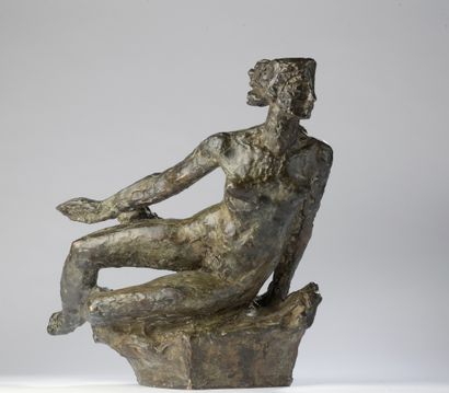 Pierre Blanc (1902-1986) 
Female figure 
Bronze...