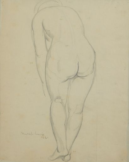 null 
Marcel Lenoir (1872-1931)




Nu féminin de dos, 1921




Crayon




Signé...
