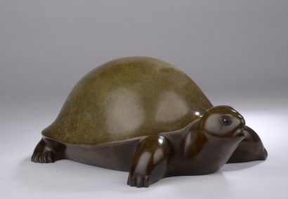null François Galoyer (1944) 

Turtle

Proof in bronze

Lost wax casting 

Signed...