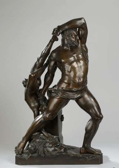 null French school of the second half of the 19th century after Antonio Canova (1757-1822)

Hercules...