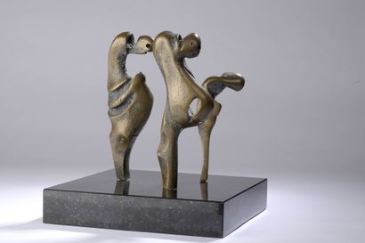 null Theodore Roszak (1907-1981) 

Family, 1979

Bronze print

Monogrammed and dated...