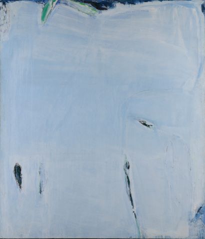  Olivier DEBRÉ (1920-1999)

Grande Bleue, 1964

Huile sur toile signée, titrée et... Gazette Drouot