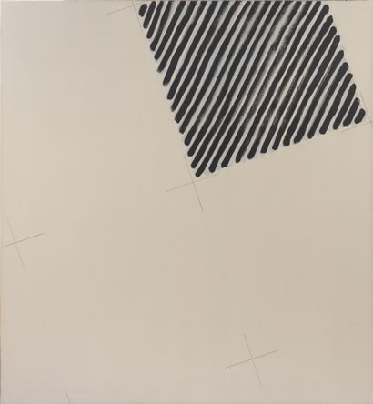  Martin BARRÉ (1924-1993) 
72 X 73 – A – 130 x 120, 1972-1973 
Acrylique sur toile...