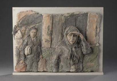 null Agnès BRACQUEMOND (1956)

Guerre V

Suite de dix bas-reliefs en terre cuite...