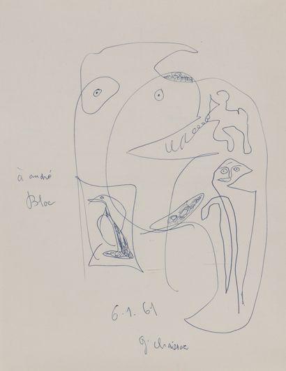 Gaston CHAISSAC (1910-1964)

Untitled, 1961

Ballpoint...