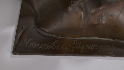 null Roel D’HAESE (1921-1996)

Sans titre, 1986

Bronze à patine brune signé et daté...