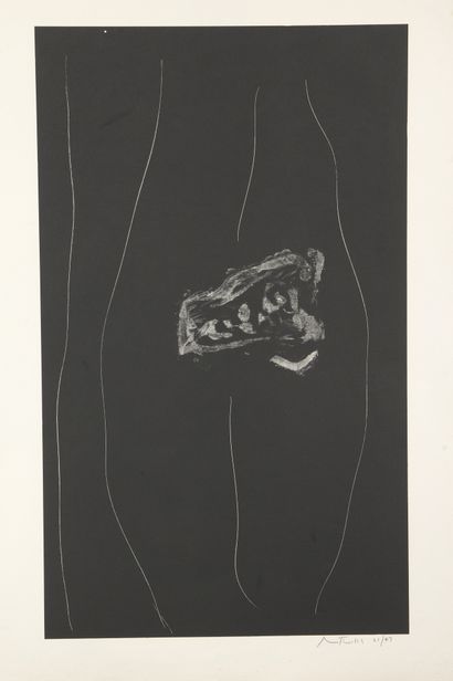 null Robert MOTHERWELL (1915 - 1991)

Soot - Black Stone, plates 2,3,5 of the series...