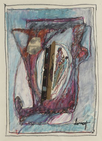 null Jacques DOUCET (1924-1994)

Untitled, 1963

Pastel and collage on paper signed...