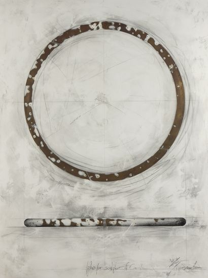 null Toshikatsu ENDO (né en 1950)

Plan for a sculptur of circle, 1989

Graphite...