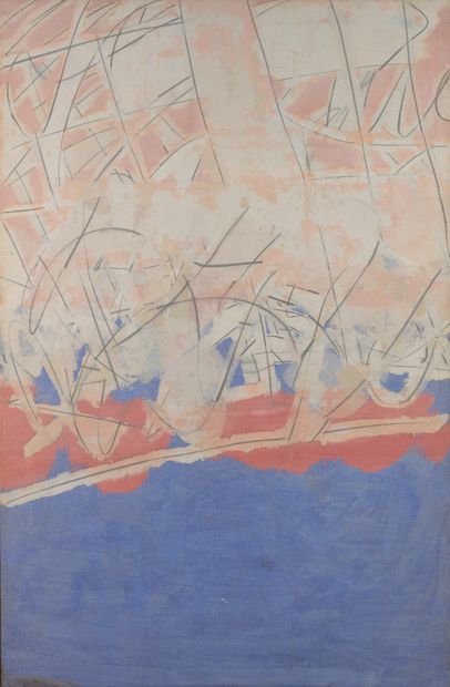 null Christian BONNEFOI (born 1948)

Babel blue down, 1977-1978

Mixed media on canvas...