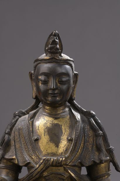 null BODHISATTVA

Gilded bronze

China, 17th century

H. 20 cm