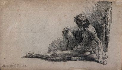 REMBRANDT VAN RIJN (1606-1669)

Naked Man...