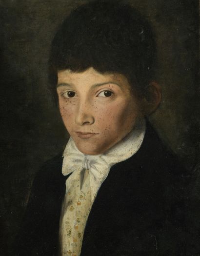 École FRANCAISE vers 1840

Portrait de jeune...