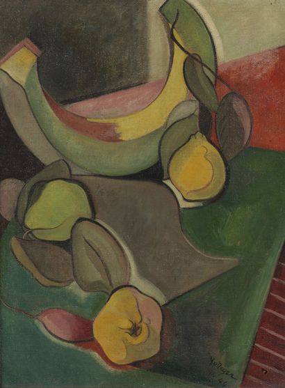 null Yvonne SERRE-MAYER (1911-2003)

Nature morte aux citrons, 1944 

Huile sur toile...