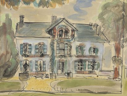 null Lucien MATHELIN (1905-1981)

Le manoir

Aquarelle et encre de Chine sur papier....