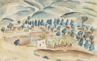 null Lucien MATHELIN (1905-1981)

Un lot comprenant : 

- Deux aquarelles et gouaches...