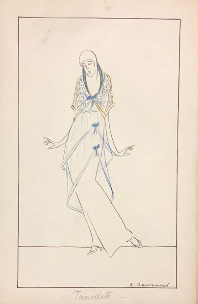 null R. GOUVERNEUR (XXe)

Premiers bourgeons, 1913

Encre et aquarelle sur papier....