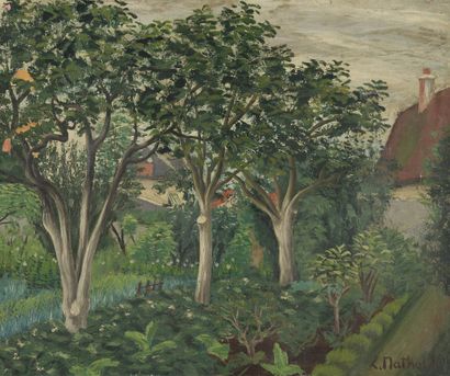 null Lucien MATHELIN (1905-1981)

Le hameau, 1946

Huile sur toile. 

Signée en bas...