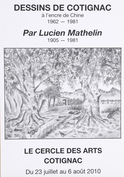 null Lucien MATHELIN (1905-1981)

Lot comprenant des paysages de Cotignac, environ...