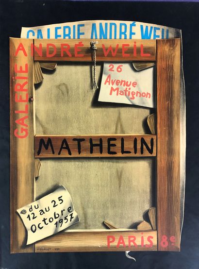 Lucien MATHELIN (1905-1981) 
Lot d'environ...