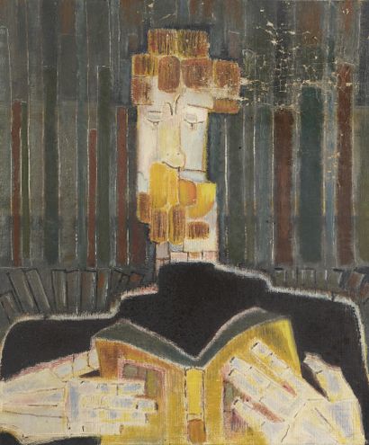 null Yvonne SERRE-MAYER (1911-2003)

La Lecture

Acrylique sur toile.

54 x 46 cm

(Manques...