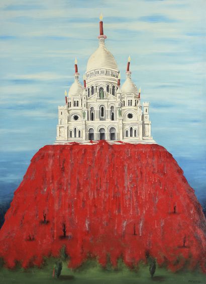 null 
Lucien MATHELIN (1905-1981)

Sacré Coeur, 1971

Huile sur panneau d'isorel.

Signée...