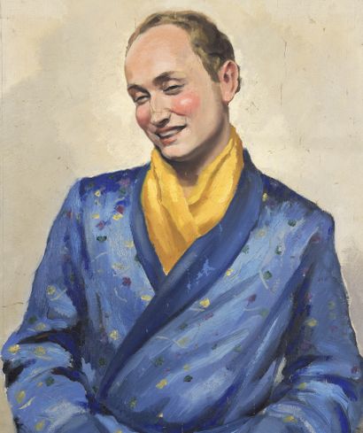 Jean-Dominique VAN CAULAERT (1897-1979) 
Portrait...