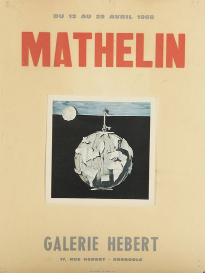 null Lucien MATHELIN (1905-1981)

Lot d'environ 60 affiches d'expositions personnelles...